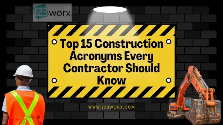 Construction Acronyms Every Contractor Should Know