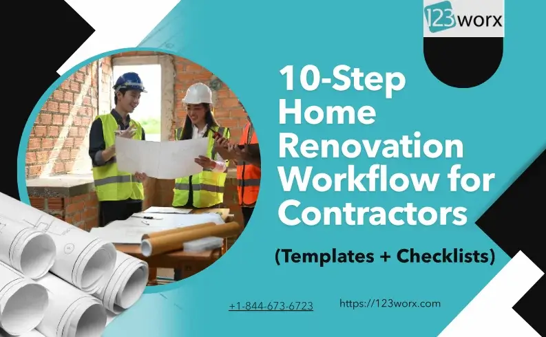 home renovation workflow template for contractors